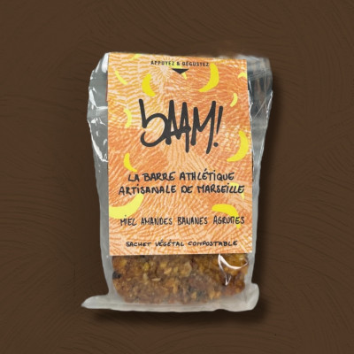 BAAM! - barre énergétique Banane Agrumes 35g - énergie sport