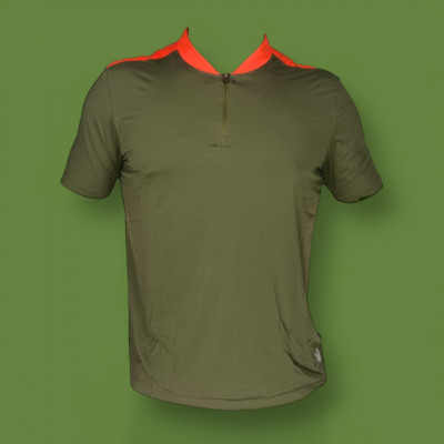 Maillot de Running Homme en tissus recyclés MOOV360 Kaki à prix cassé