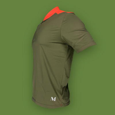 Maillot de Running Homme en tissus recyclés MOOV360 Kaki à prix cassé