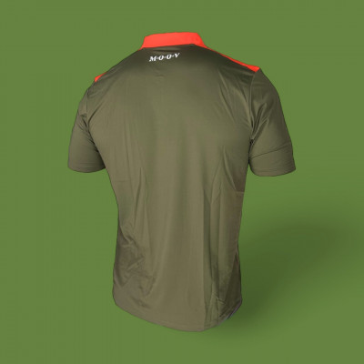 Maillot de Running Homme en tissus recyclés MOOV360 Kaki à prix cassé