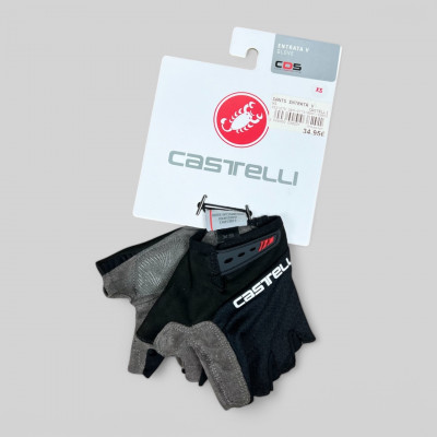 Gants courts de vélo Castelli Entrata V à prix cassé, -60%!