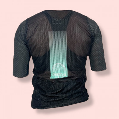 Maillot de vélo Femme été BIANCHI Ultralight Black à prix cassé !