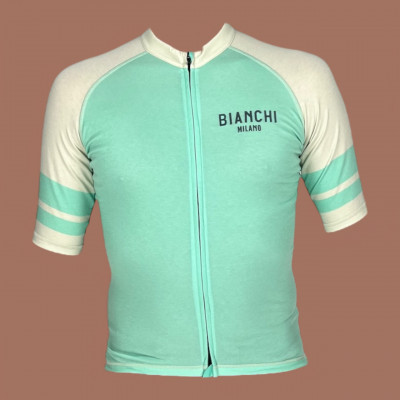 BIANCHI - maillot court MY24 short sleeve jersey - celeste