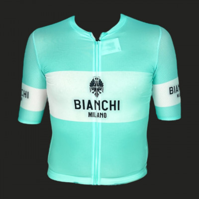 BIANCHI - maillot court Remastered short sleeve jersey - Celeste