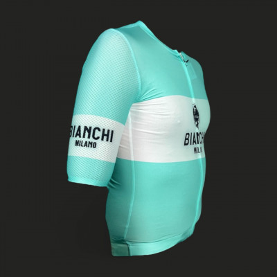 BIANCHI - maillot court Remastered short sleeve jersey - Celeste