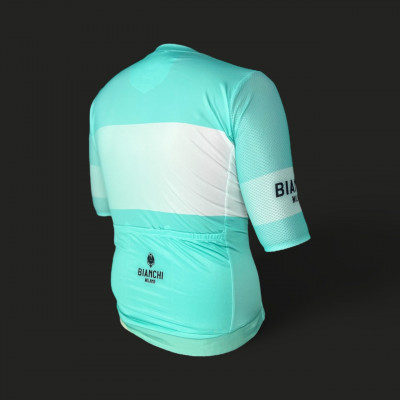 BIANCHI - maillot court Remastered short sleeve jersey - Celeste