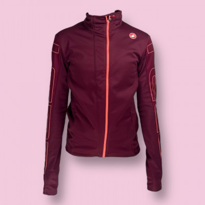Castelli - veste Transition Women Jacket - BORDEAUX/BRILLIANT PINK