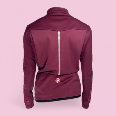 Castelli - veste Transition Women Jacket - BORDEAUX/BRILLIANT PINK