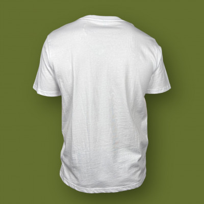 T-shirt lifestyle INDÉCIS blanc logo basique au meilleur prix !