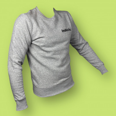 Sweatshirt lifestyle Indécis (marque lyonnaise) à prix cassé !