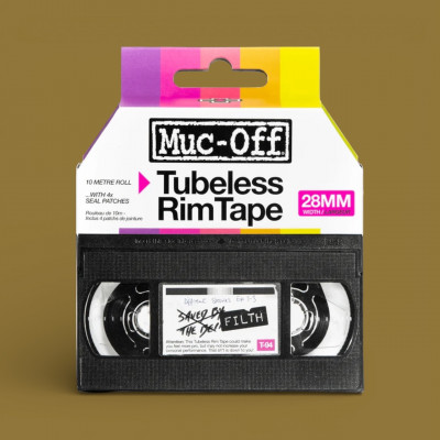 Fond de jante Tubeless Muc-Off Rime Tape 28mm à prix cassé !