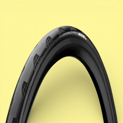 Pneu de vélo Continental GP5000 700x25 (Black) au meilleur prix !