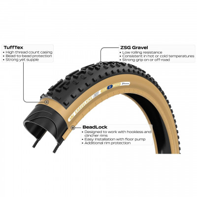Pneus de gravel Panaracer Gravelking Ext TLC 700x38 pas cher !