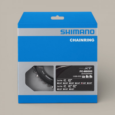 Plateau extérieur SHIMANO Deore XT 36T au meilleur prix, -40%!