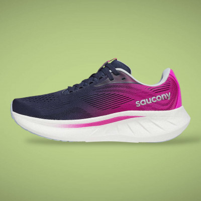 Chaussures de running femme Saucony Ride 18 à prix cassé !
