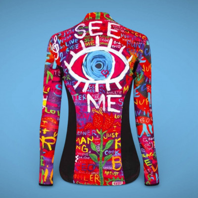 Veste de vélo femme coupe-vent Cycology "See Me" à prix réduit: -50%!