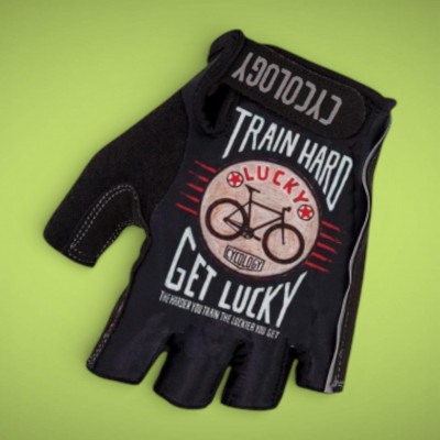 Cycology - "Train Hard Get Lucky" gloves (gants courts)