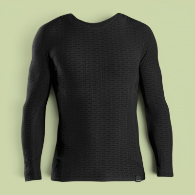 GripGrab - Freedom Seamless Thermal Base Layer LS - noir