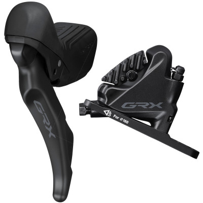 Shimano - 12v manette gauche + étrier avant (ST-RX610-L BR-RX410-F)