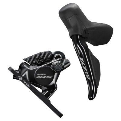 Shimano - 105 di2 / 2x12 vitesses manette gauche + étrier (ST-R7170-L + BR-R7170-F)