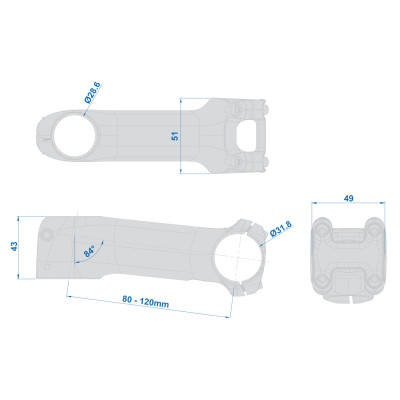 Ritchey - potence Comp Switch Stem