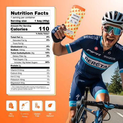 Gels glucidiques "real food" LECKA au meilleur prix !