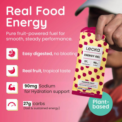 Lecka - Energy Gel - Passion Fruit (40g)