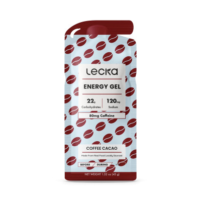 Gels glucidiques + caféine  "real food" LECKA au meilleur prix !