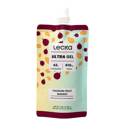 Gels glucidiques Ultra Distance  "real food" LECKA au meilleur prix !