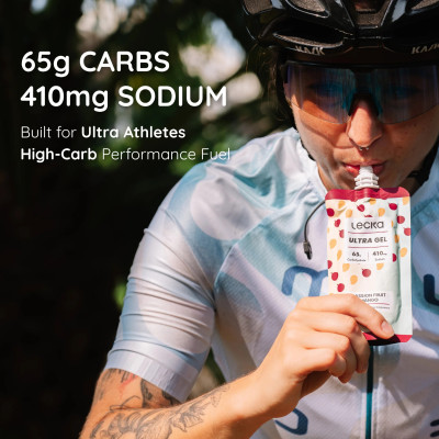 Gels glucidiques Ultra Distance  "real food" LECKA au meilleur prix !