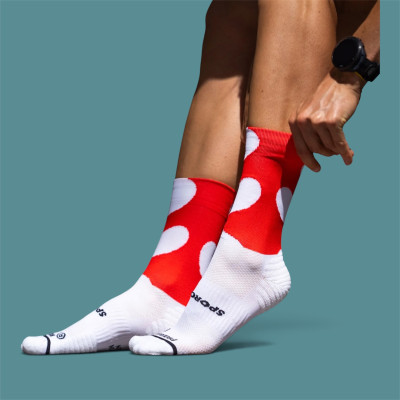 SPORCKS - KINETIC RED - CHAUSSETTES DE COURSE