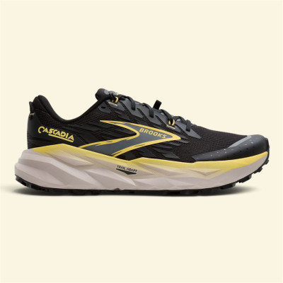 Brooks - Cascadia 19 - black / Yellow / Chateau