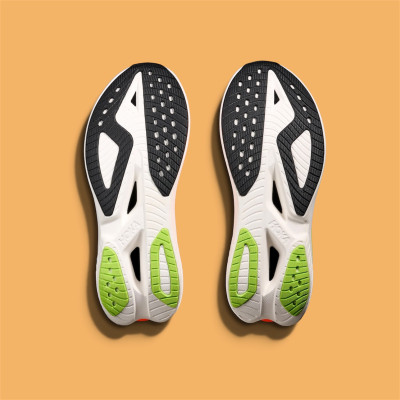 HOKA - Mach X3 - White / Neon Tangerine