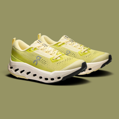 On Running - Cloudsurfer Trail 2 W - Ivory / Lime