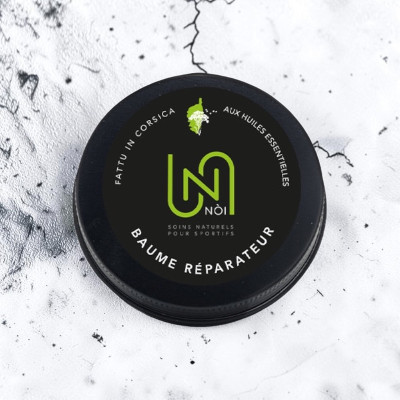 Baume réparateur à base d'huiles essentielles corses Nòi pour le sport